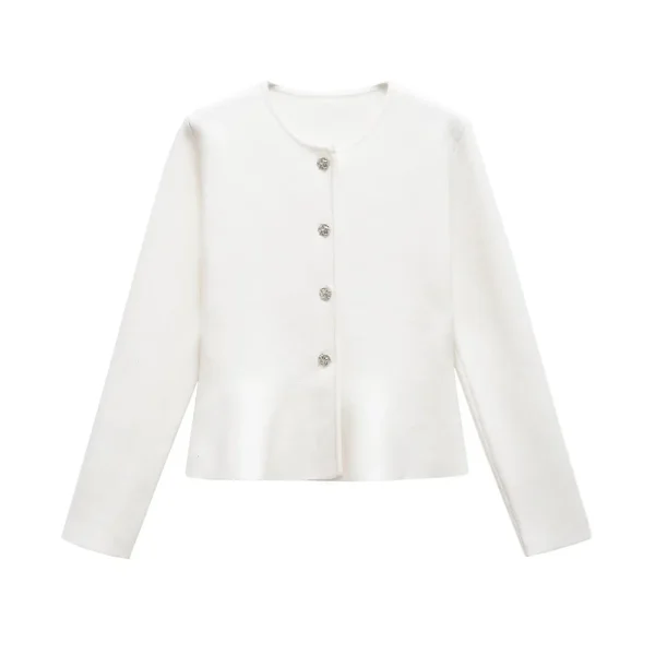 giacca da donna con ago piatto stile gonna corta con decorazione con fibbia per i nuovi abiti da donna primaverili ed estivi 2