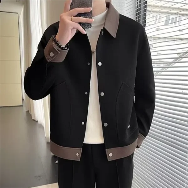 Autunno Abbigliamento da uomo Uniformi da baseball Cappotto casual da uomo Abbigliamento da uomo Novità in giacche Uomo Cappotti a vento Giacca a vento invernale maschile 3