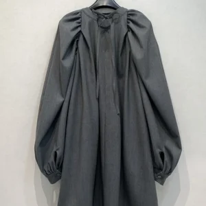 Kuzuwata Inizio Primavera Elegante Semplice Abito Pullover Moda Profilo Riduzione dell'età Allentato Abito Sottile Giappone Casual Abiti di media lunghezza 1