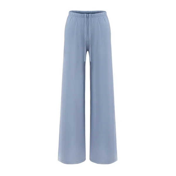 Pantaloni da yoga da donna Leggings sportivi Tinta unita Pantaloni larghi a gamba larga Collant da donna Leggins da allenamento fitness Abbigliamento da palestra 3