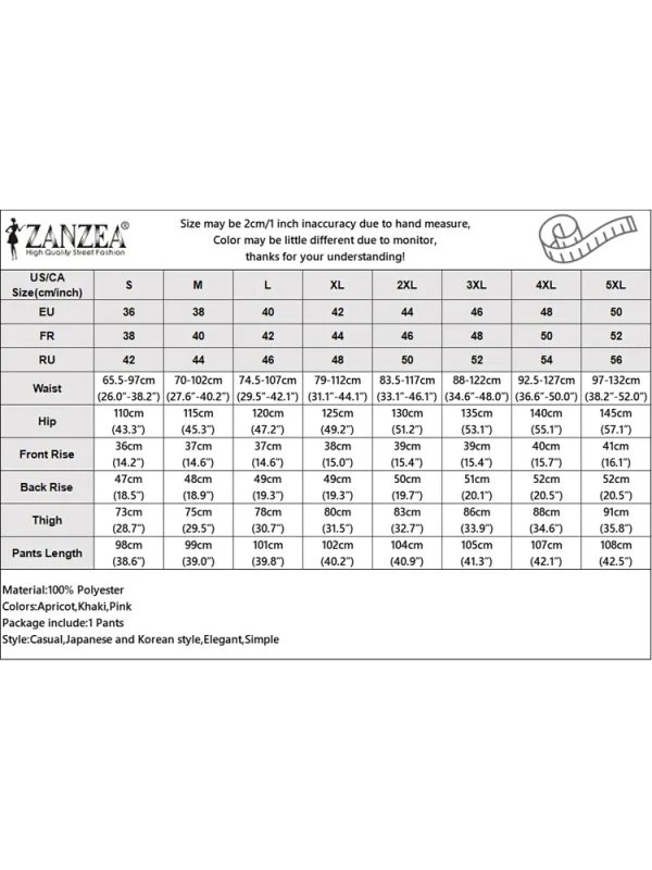 ZANZEA 2025 Pantaloni con stampa floreale moda Donna Pantaloni lunghi Harem vintage Pantaloni elastici in vita Autunno Casual Pantaloni larghi 6