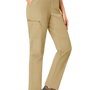 TACVASEN Pantaloni cargo da trekking da donna Pantaloni leggeri ad asciugatura rapida Pantaloni da montagna da esterno resistenti all'acqua con tasche con cerniera Uomo 1