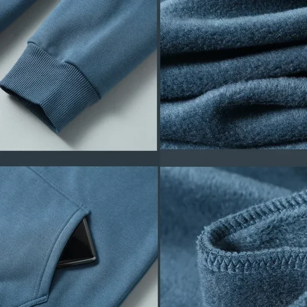 Felpa con cappuccio da uomo di grandi dimensioni Felpa a maniche lunghe con cappuccio Felpa da uomo con zip in cotone sciolto foderato in pile Top casual con cerniera Grande grasso Plus 10XL 12XL 6