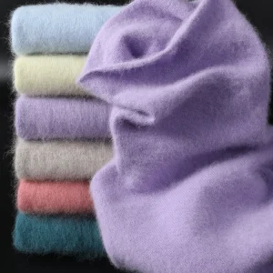 Autunno Inverno Donna 100% visone maglione di cashmere colletto in pile pullover casual Qulity morbido caldo maglioni tinta unita maglieria top 1