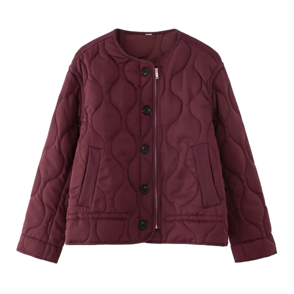 2025 nuove giacche da donna autunnali moda allentata O-collo spesso caldo cappotti da donna eleganti personalità versatile capispalla per giovani 5
