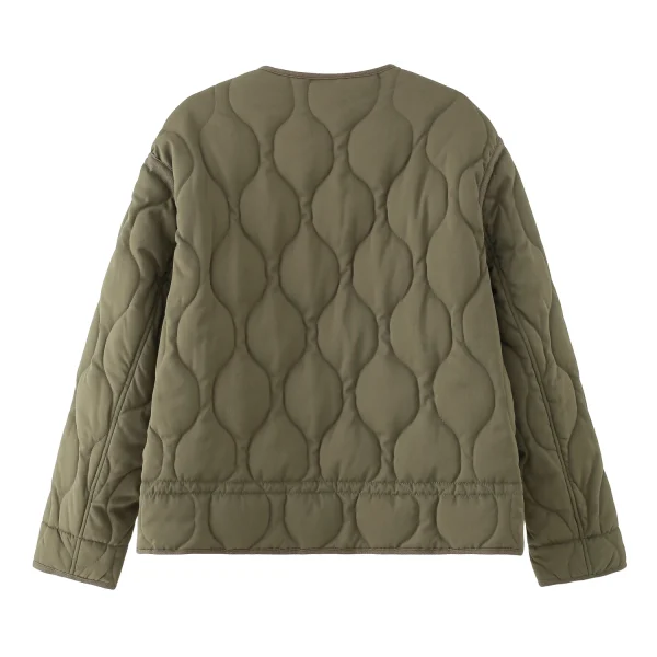 2025 nuove giacche da donna autunnali moda allentata O-collo spesso caldo cappotti da donna eleganti personalità versatile capispalla per giovani 4
