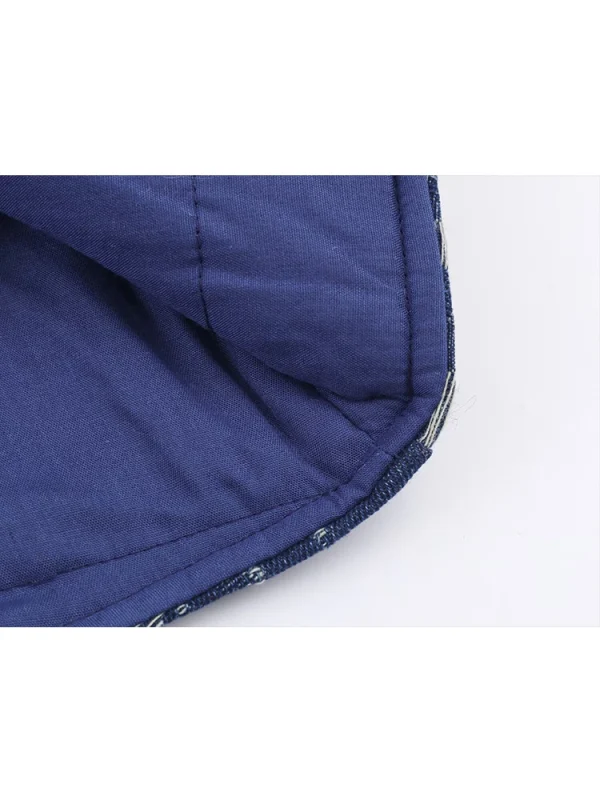Giacca invernale da donna con ricamo perline 2025 Cappotto invernale Parka a maniche lunghe moda donna nuova donna Cappotti eleganti per il tempo libero 6