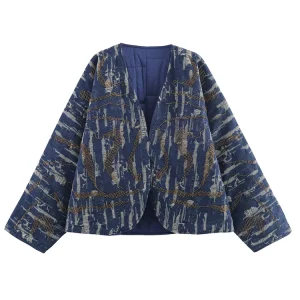 Giacca invernale da donna con ricamo perline 2025 Cappotto invernale Parka a maniche lunghe moda donna nuova donna Cappotti eleganti per il tempo libero 1