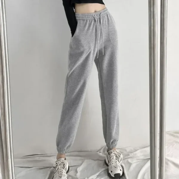 Pantaloni pantaloni da donna elastici In vita tutti medi originali Casual nuovi In pantaloni femminili anni '90 comodi elasticizzati Chic ed eleganti G 4