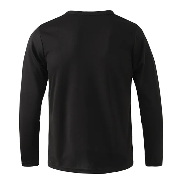 5/1 pezzi autunno e inverno gioventù ragazzi e ragazze tinta unita versatile sport e tempo libero T-shirt a maniche lunghe per 13-16 anni 5