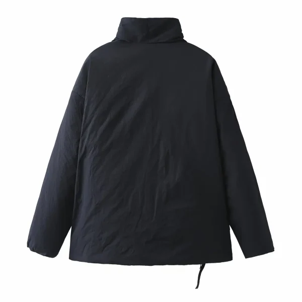 2024 Autunno Nuovo Stile di abbigliamento da donna Design alla moda e versatile Senso Giacca in cotone stile kimono doppio petto 5