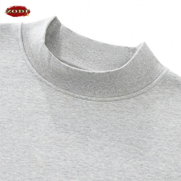 ZODF 2025 Donne di Inverno 350gsm Caldo Pile Felpe Ragazze Femminile Hip Hop Mezza Dolcevita Pullover Marchio di Abbigliamento HY056 6