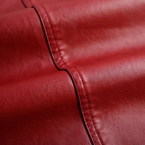 ZUZK Gonna da donna in pelle PU al ginocchio primavera autunno tinta unita gonne dritte casual gonne in pelle PU 3 colori 5