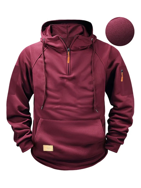 25Abbigliamento di marca da uomo alla moda autunno e inverno, felpa stampata a maniche lunghe con cappuccio a maniche lunghe, pullover allentato casual 3