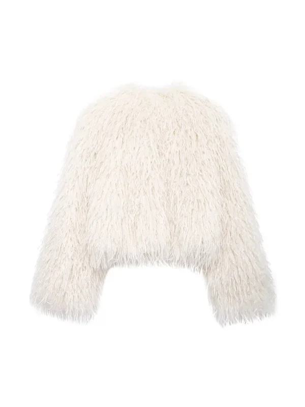 2024 nuovo autunno e inverno donna caldo corto abbigliamento in cotone donna Casual cappotto in pelliccia sintetica cappotto alla moda tinta unita femminile 2