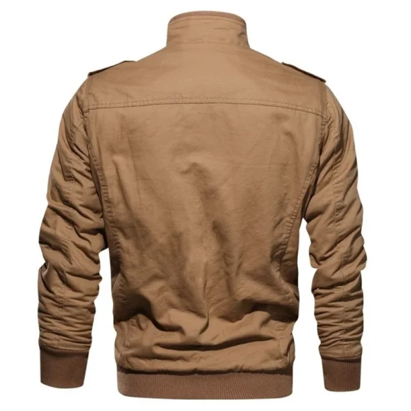 Nuove giacche casual da lavoro Giacca tattica in pile invernale da uomo Ricamo Cappotto da lavoro esterno con tasche multiple antivento 5