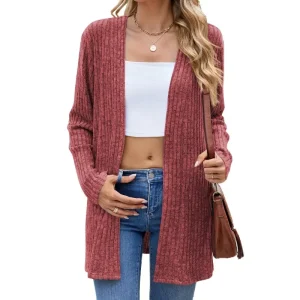 Harajuku Cappotto sottile Cardigan Donna Casual Giacca basic Moda Capispalla Giacche Abbigliamento donna Autunno Streetwear Nuovo Ropa Mujer 1