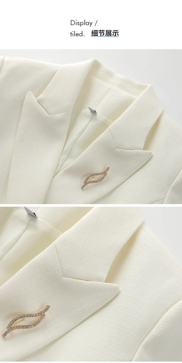 AIYSSA2025 Giacca + gonna da abito in due pezzi da donna professionale alla moda. Squisito, elegante, morbido e confortevole 5