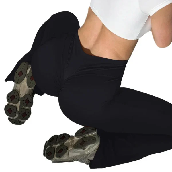 Leggings da yoga per allenamento a vita alta Fitness Butt Lifting Scrunch Butt Sport Pantaloni da palestra da donna 6