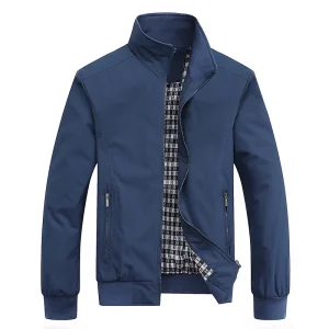 2025 Primavera Autunno Casual Solid Fashion Slim Bomber Giacca da uomo Cappotto Nuovo arrivo Giacche da baseball Giacca da uomo M-6XL 8XL Top 1
