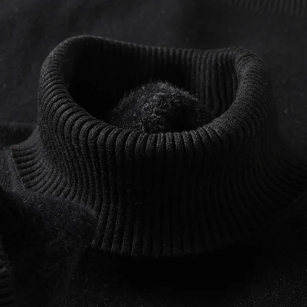 Sweatwear Uomo Anti-pilling Maglione dolcevita lavorato a maglia di alta qualità Slim Fit Pullover a maniche lunghe Tinta unita Tendenza Abbigliamento uomo 2