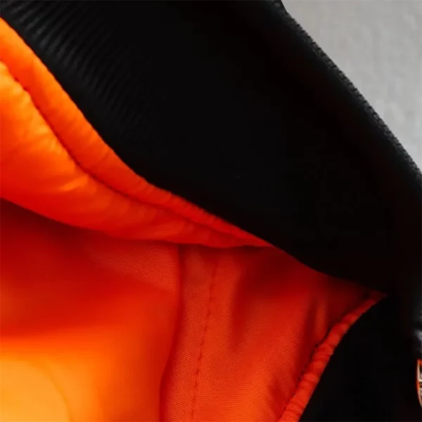 Autunno/Inverno nuova giacca da pilota casual in cotone con vestibilità ampia da donna, giacca da baseball, colletto a maniche lunghe 6