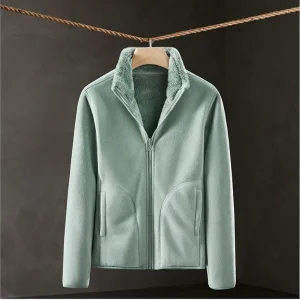 Nuovo pile abbigliamento outdoor da donna moda versatile inverno tempo libero sport ispessimento giacca femminile cappotto caldo double-face 1