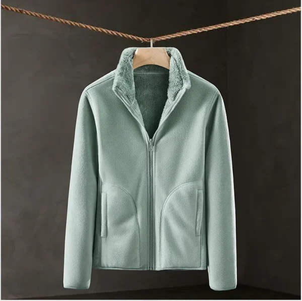 Nuovo pile abbigliamento outdoor da donna moda versatile inverno tempo libero sport ispessimento giacca femminile cappotto caldo double-face 1