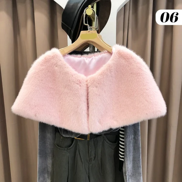 110 centimetri Nuovo Scialle Da Sposa Da Sposa Avvolge Mantello Donne Eleganti Scialle di Pelliccia Sintetica Formale Del Partito Abito Da Sera Inverno Caldo Cappotto di Peluche Mantello 6