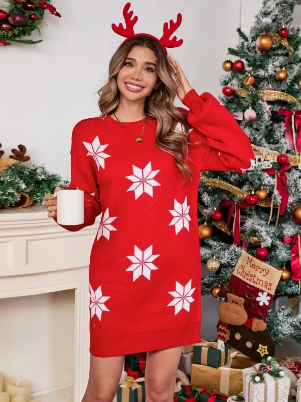 Nuovo maglione pullover da donna lavorato a maglia in Europa e negli Stati Uniti per l'autunno e l'inverno pullover lavorato a maglia stile pigro casual allentato 4