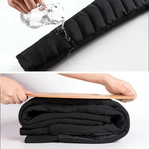 Pantaloni a matita in cotone invernale da donna pantaloni a vita alta antivento caldi e sottili pantaloni Casual leggeri di grandi dimensioni 4xl spessi 6