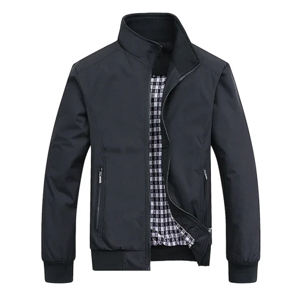 2025 Primavera Autunno Casual Solid Fashion Slim Bomber Giacca da uomo Cappotto Nuovo arrivo Giacche da baseball Giacca da uomo M-6XL 8XL Top 3
