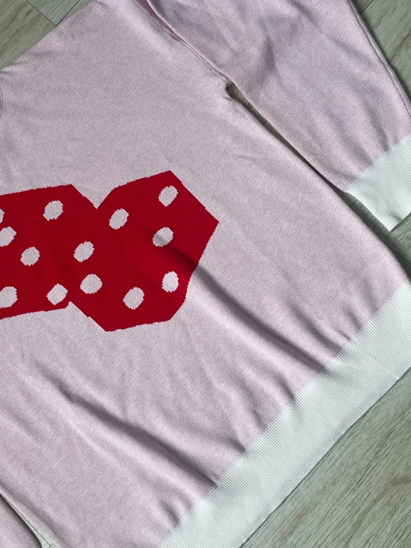 2024 Autunno Inverno Maglione delle Donne Casual Manica Lunga Lavorato A Maglia Caldo Pullover Dadi Grafica di Base Solido Maglione Magliette E Camicette Abiti di Moda 4