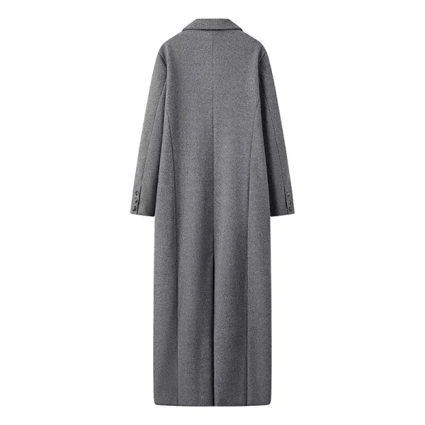 Blazer da pendolarismo quotidiano da donna Cappotto lungo di lana Elegante chic Capispalla versatile Autunno Inverno Giacca da donna Blazer Streetwear 3