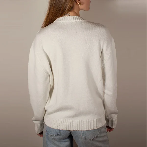 Donne USA lettere stampa grafica Casual estetica maglioni Vintage moda autunno inverno Harajuku Streetwear vestiti classici 6
