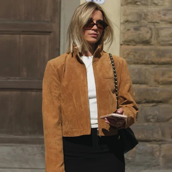 2025 Nuove giacche da donna Primavera Chic Slim Elegante Capispalla da strada Giacca da donna calda Moda Cappotto comodo per giovani 2