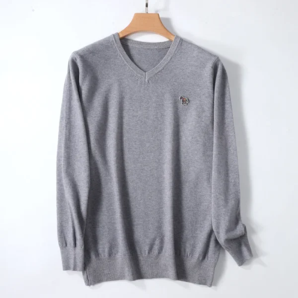 2025 maglione di cashmere da uomo pullover con scollo a V da uomo autunno e inverno pullover caldo di lana di cashmere pullover da uomo 3