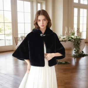 1 pezzo di scialle da donna in tinta unita fatto a mano con bottoni di strass, elegante mantello a scialle lavorato a maglia, perfetto per l'autunno e l'inverno, un must per la stagione nuziale, un pezzo di stratificazione alla moda e confortevole per le donne, adatto per i gite casual e il comfort interno possono essere regalati, di classe 1