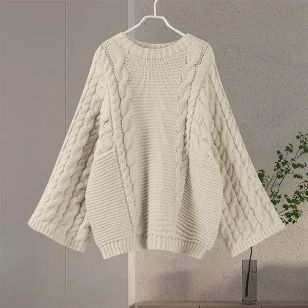 Yaminiya Abbigliamento invernale Donna Dolcevita da donna Manica lunga Maglione rosa Prairie Chic Solid Vintage Maglione Pullover oversize 1