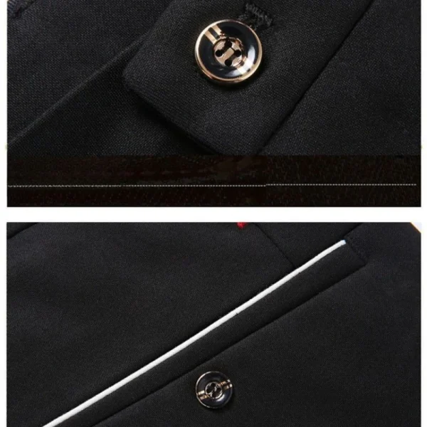 Pantaloni eleganti da viaggio da uomo elasticizzati, pantaloni da lavoro senza ferro richiesto, pantaloni da lavoro da ufficio leggeri classici britannici slim fit 6