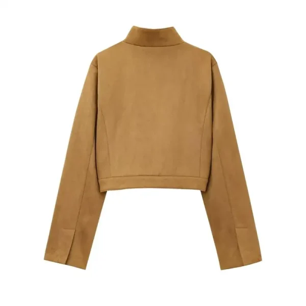 2025 Nuove giacche da donna Primavera Chic Slim Elegante Capispalla da strada Giacca da donna calda Moda Cappotto comodo per giovani 6