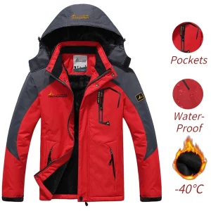 Parka invernale da uomo frangivento Plus cappotti di pelliccia antivento caldi spessi giacche a vento militari con cappuccio da uomo giacche invernali da uomo 1